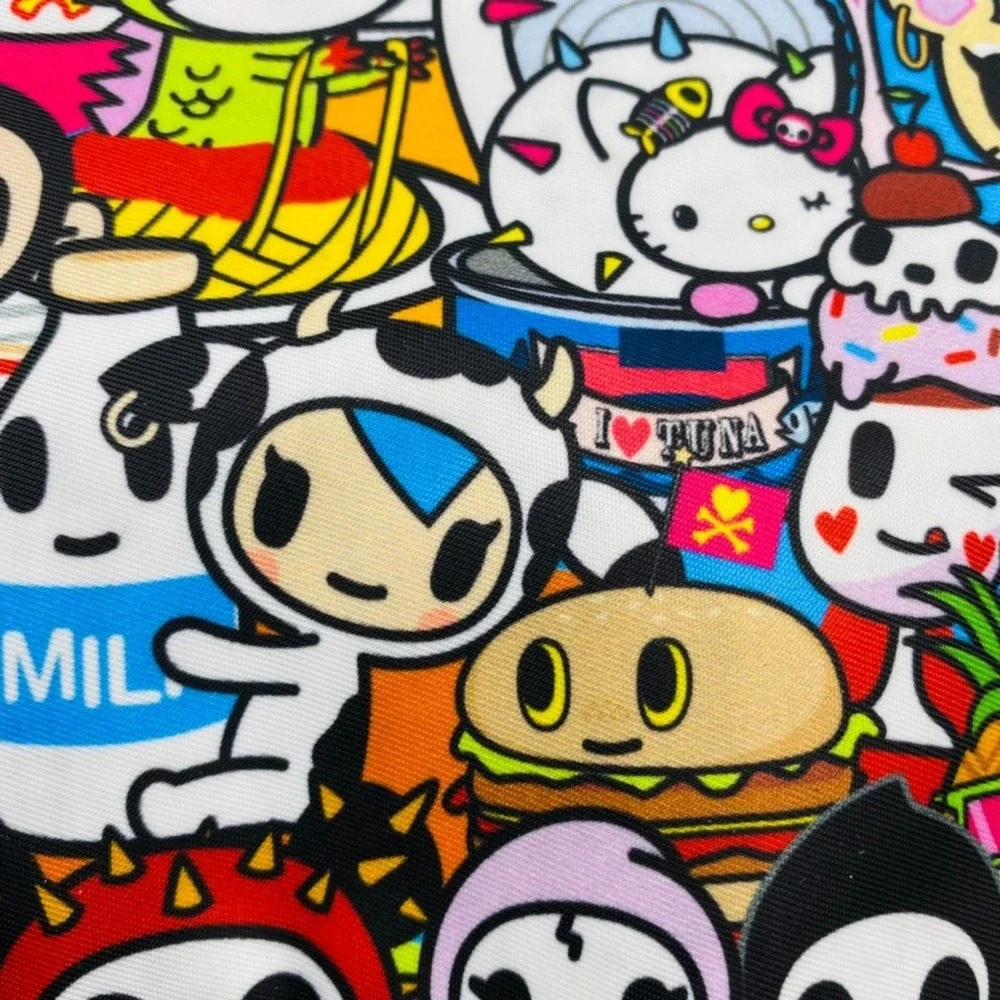Tokidoki for Hello Kitty Crossbody Bag Sanrio Character Print Satchel Multi